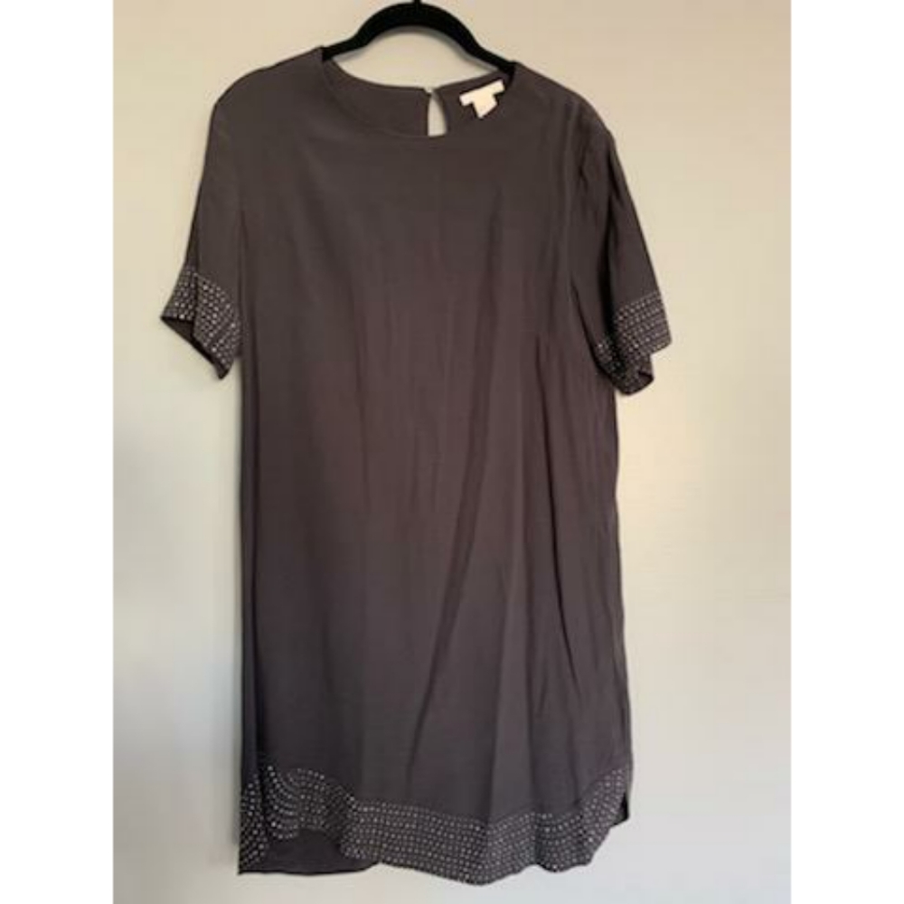 Charcoal studded dress